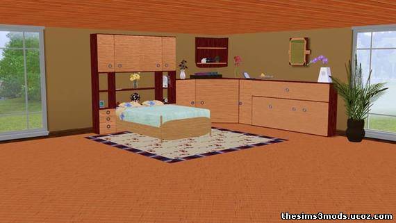 Кровать для Sims 3
