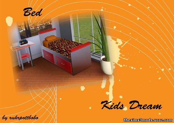 Кровать детская для Sims 3