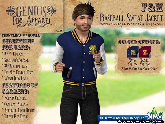 Одежда мужская для Sims 3