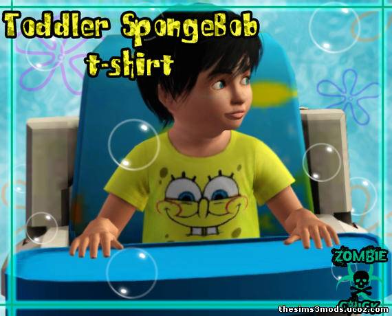 Одежда детская со Спанч Бобом для Sims 3