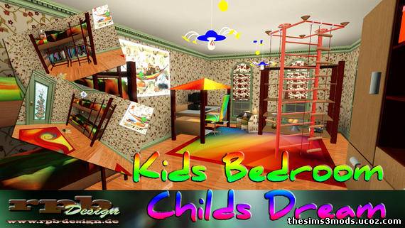 Мебель для детской комнаты Sims 3