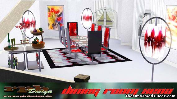Мебель для столовой Sims 3