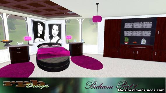 Мебель для спальной комнаты Sims 3