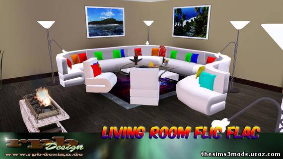 Мебель для комнаты для гостей Sims 3