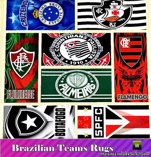Флаги футбольных клубов Бразилии для Sims 3