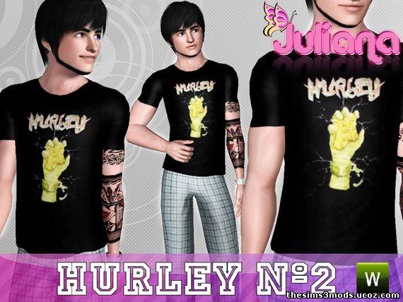 Футболка Hurley для Sims 3