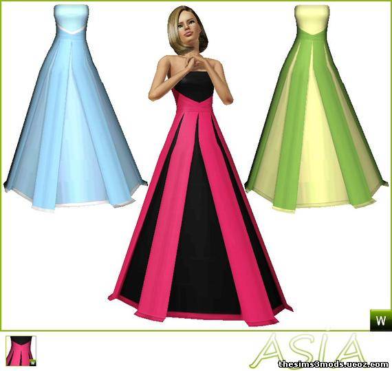 платье для Sims 3