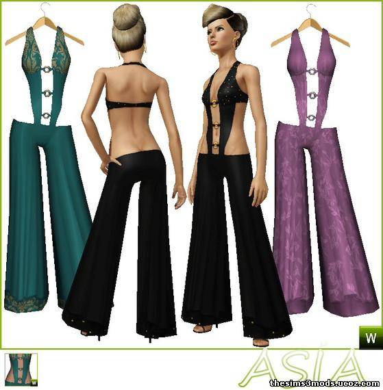 Костюм женский для Sims 3