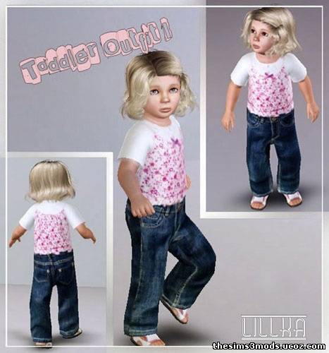 Одежда для ребенка Sims 3