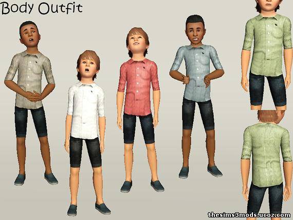 Sims 3 одежда для мальчиков