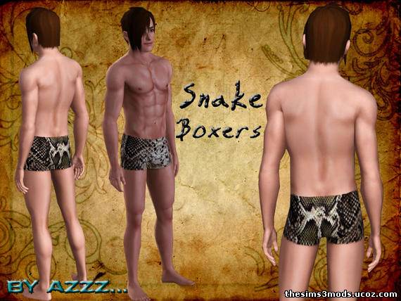 Плавки Boxer для Sims 3