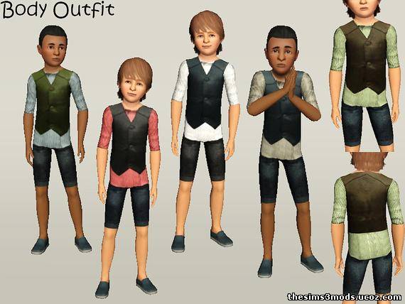Sims 3 одежда для мальчиков