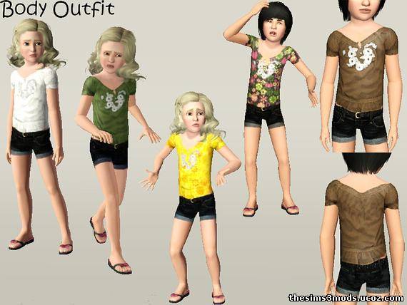 Sims 3 Одежда детская