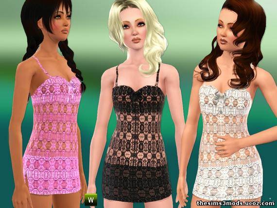 Sims 3 одежда женская