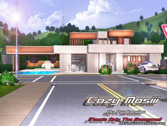 Sims 3 Дом Cozy Mosiii от Pralinesims