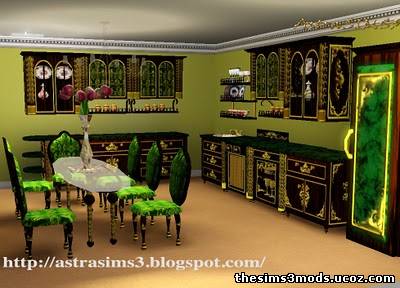Sims 3 Мебель для кухни Royal от AstraSims