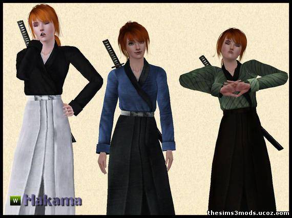 Женское кимоно для Sims 3