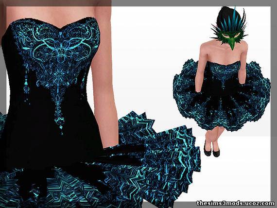 Платье для Sims 3