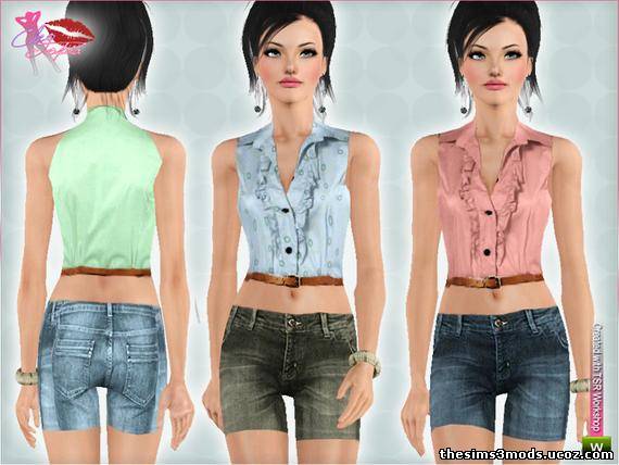 Блузка для Sims 3