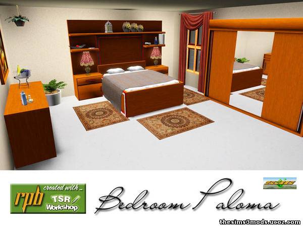 Sims 3 Мебель для спальни Paloma от ruhrpottbobo