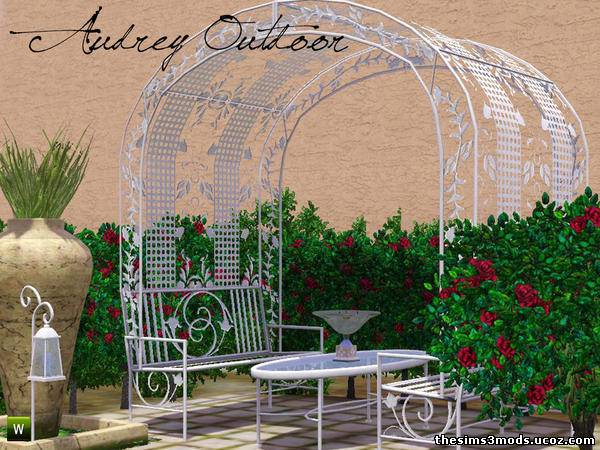 Sims 3 Мебель для сада Audrey от BuffSumm