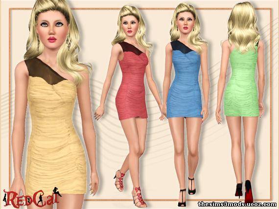 Легенькое платье для Sims 3