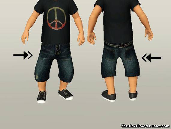Детские штанишки для Sims 3