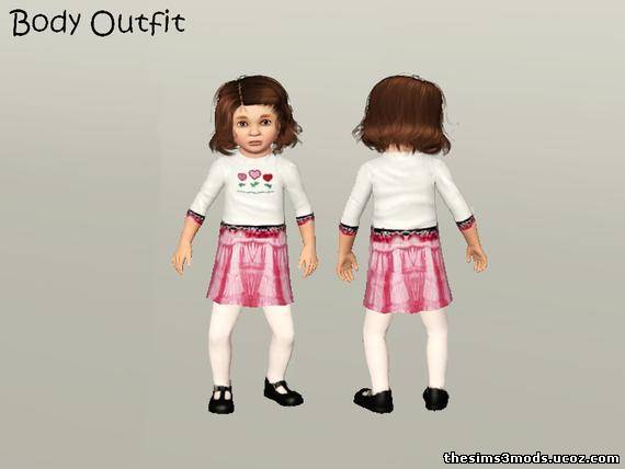 Одежда для девочек Sims 3
