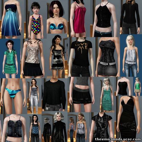 Коллекция объектов для Sims 3 от Precious Sims (145 объектов)