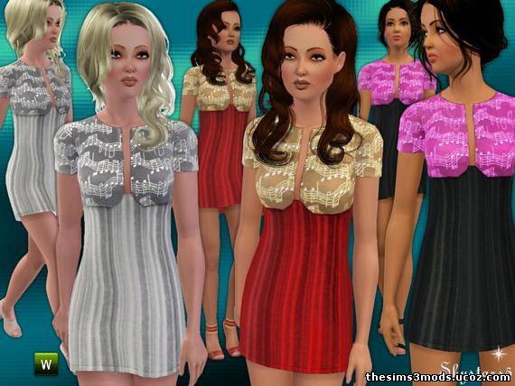 Одежда женская для Sims 3
