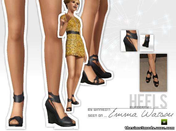Туфли для Sims 3