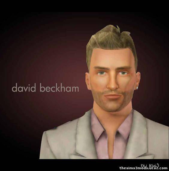 Дэвид Бекхэм для Sims 3