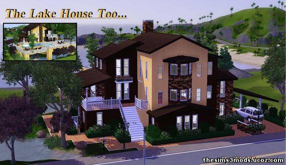 Sims 3 Дом  The Lake House Too No от thethomas04