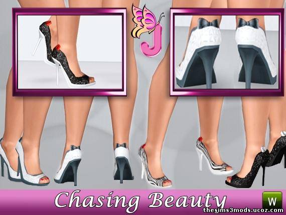 Женская обувь для Sims 3