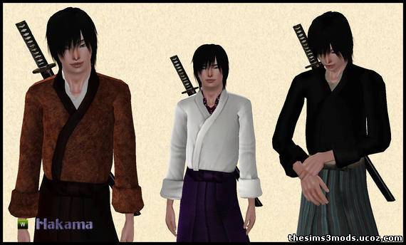 Кимоно мужское для Sims 3